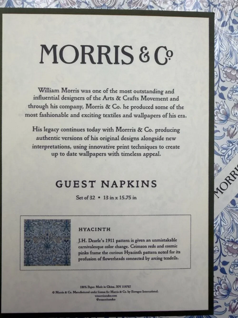 Morris & Co. new original